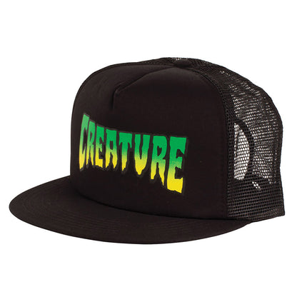 Creature Trucker Creature Logo Black Cap OSFA Skateboard Hat