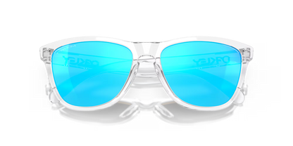 Oakley Frogskins Crystal Clear Prizm Sapphire Iridium Sunglasses