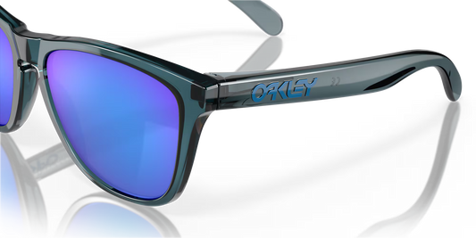 Oakley Frogskins Crystal Black Prizm Sapphire Polarized Sunglasses