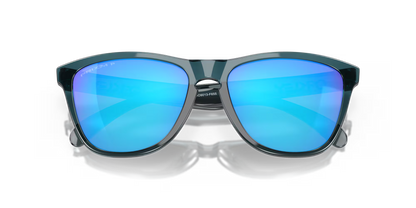 Oakley Frogskins Crystal Black Prizm Sapphire Polarized Sunglasses