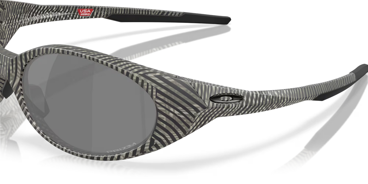 Oakley Eye Jacket Redux Matte Grey Prizm Ink Fingerprint Sunglasses