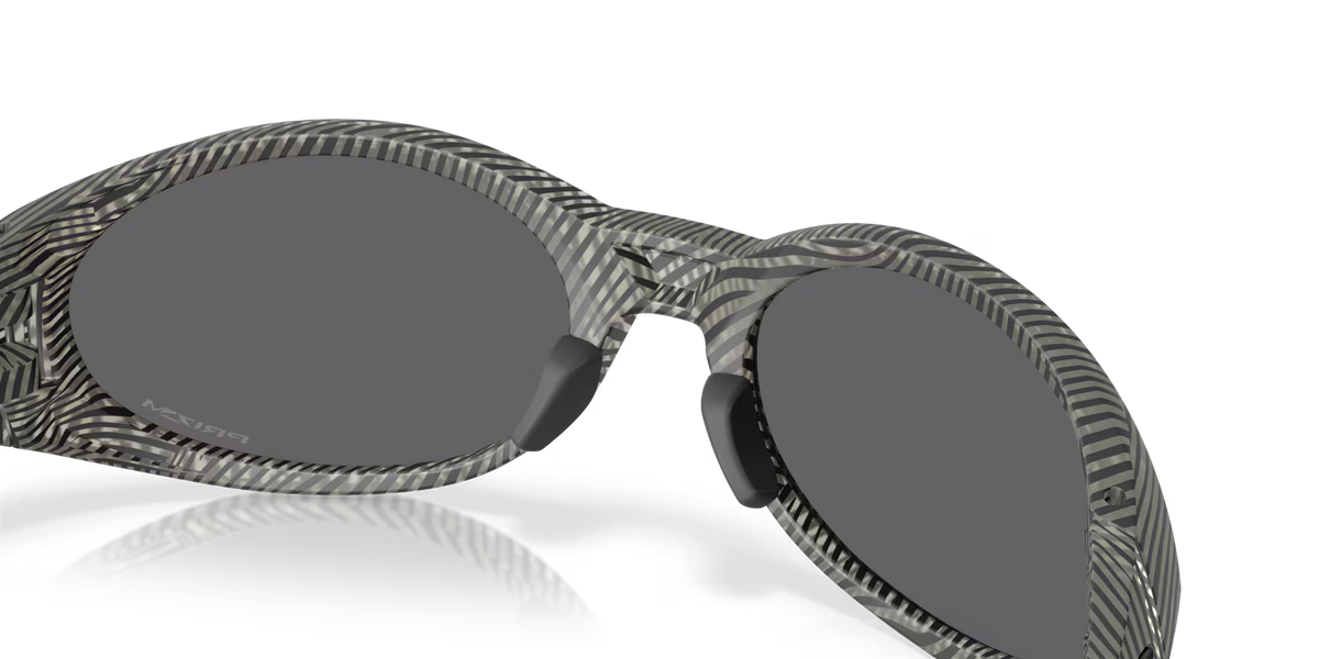 Oakley Eye Jacket Redux Matte Grey Prizm Ink Fingerprint Sunglasses