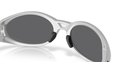 Oakley Eye Jacket Redux Silver Prizm Black Polarized Sunglasses