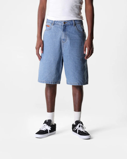 Butter Goods Baggy Denim Shorts Washed Indigo Jorts