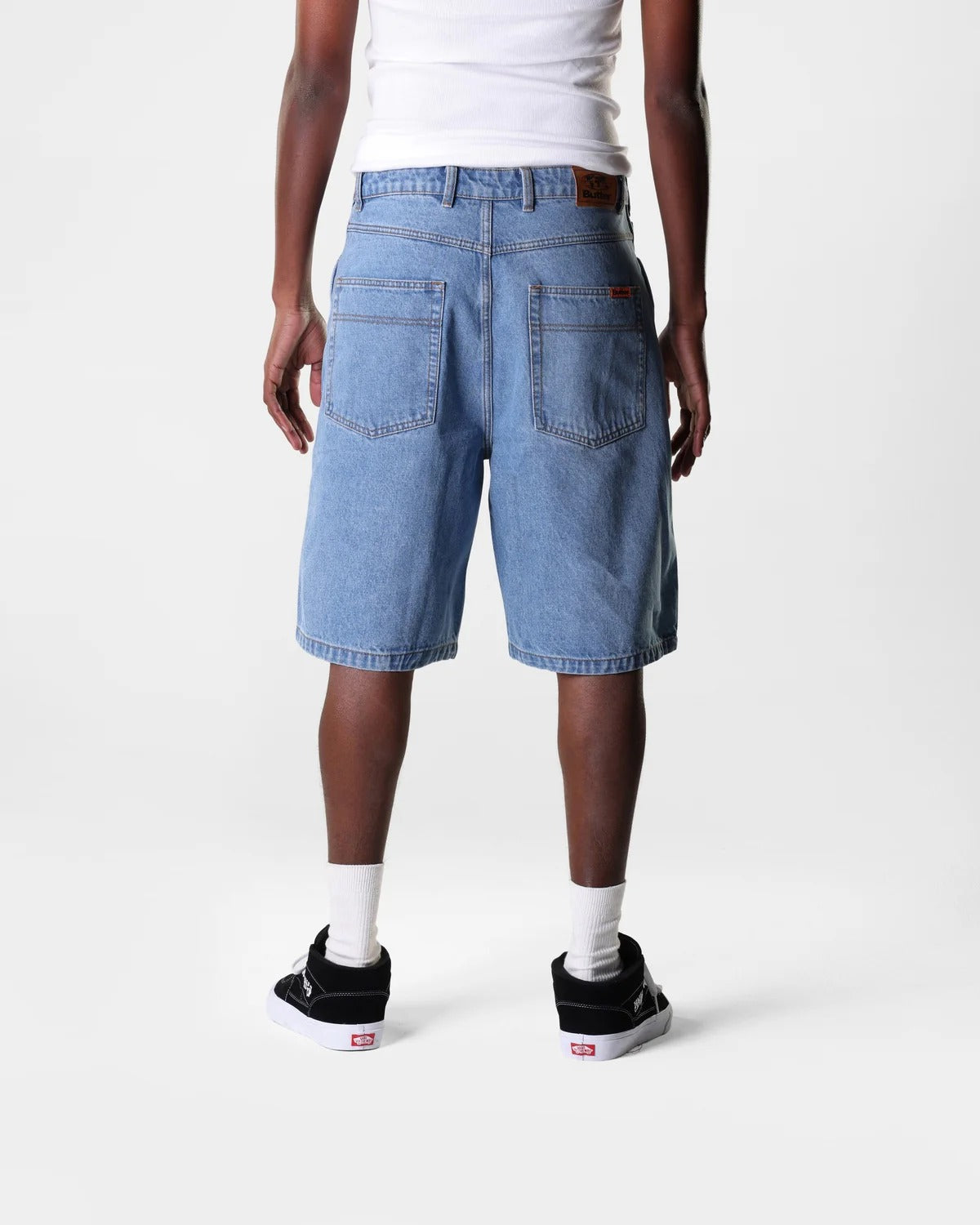 Butter Goods Baggy Denim Shorts Washed Indigo Jorts