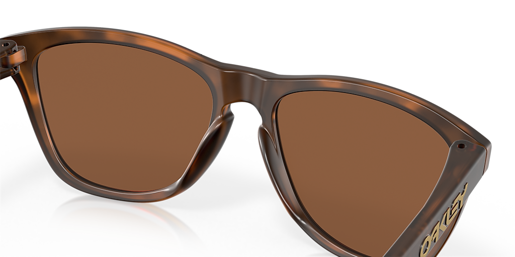 Oakley Shades Frogskins Matte Brown Tortoise PRIZM Tungsten Sunglasses