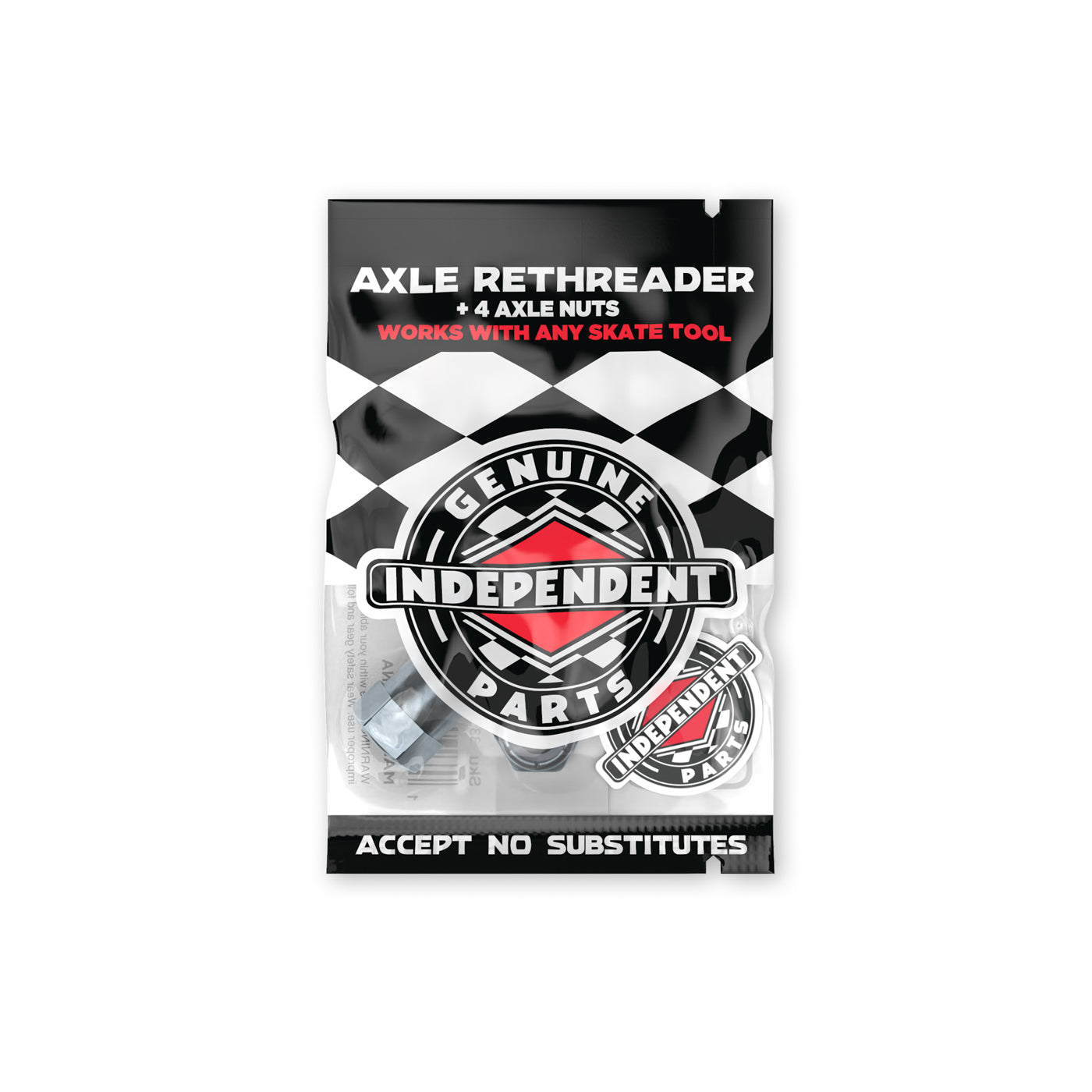 Independent Trucks Axle ReThreader Die and Indy Replacement Axle Nuts
