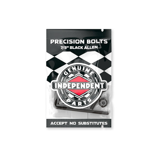 Independent Bolts 7/8" Allen Key Black Indy Trucks Precision Skateboard Hardware