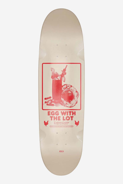 Globe Deck Eggy Off White / The Lot 8.625” Mellow Concave Egg Shape