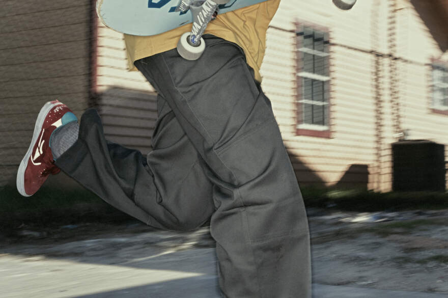 Spitfire x Dickies Pants Double Knee Olive Green A865R Skateboard Work Pant