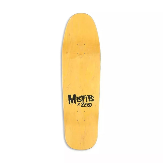 Zero X Misfits Skateboard Deck Skull Collage Gold 9 25 Shaped Limited Edition