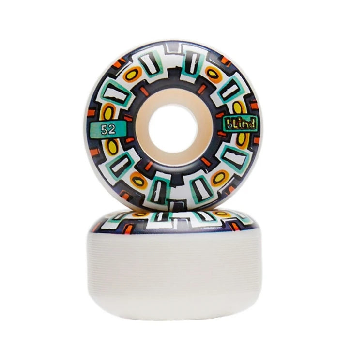 Blind Skateboard Wheels Round Space Navy 52mm V2 Wide