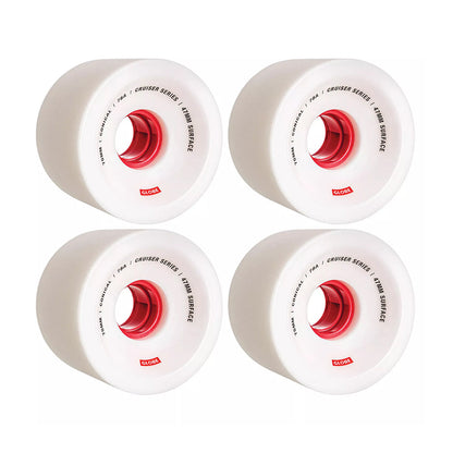 Globe Wheels Conical Cruiser 70mm White/Red 78a