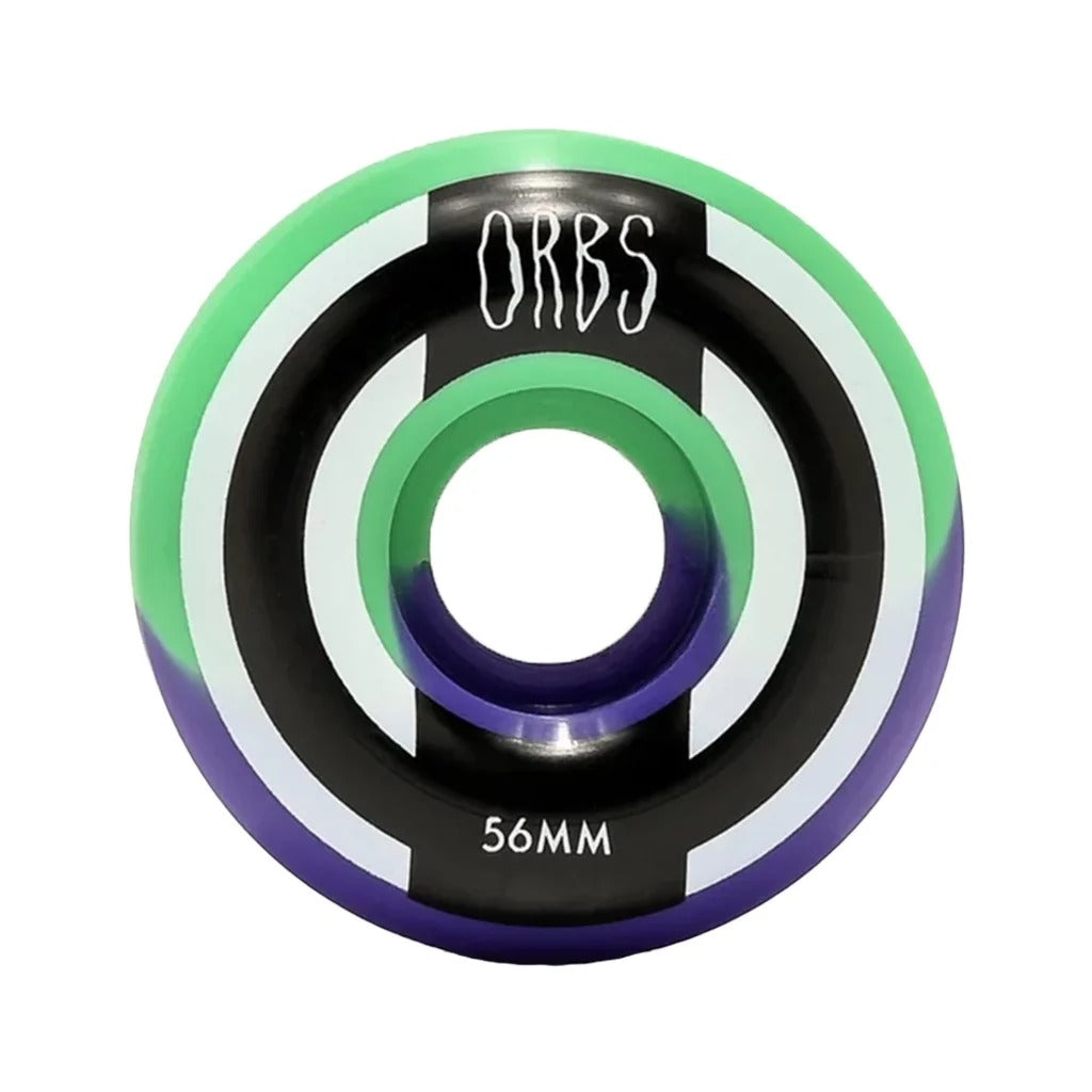 Orbs Wheels Apparitions 56mm 99a Splits Mint/Lavender Skateboard Wheels