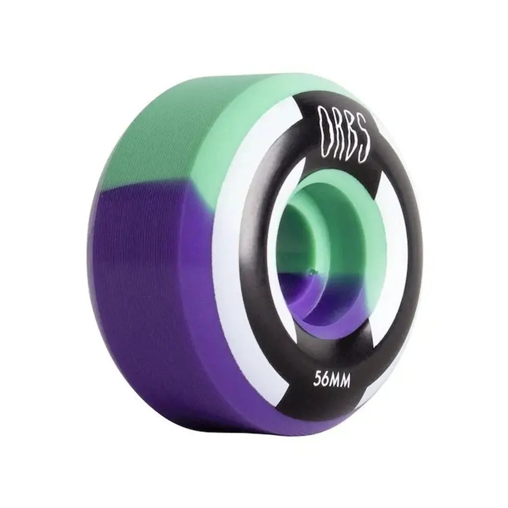 Orbs Wheels Apparitions 56mm 99a Splits Mint/Lavender Skateboard Wheels