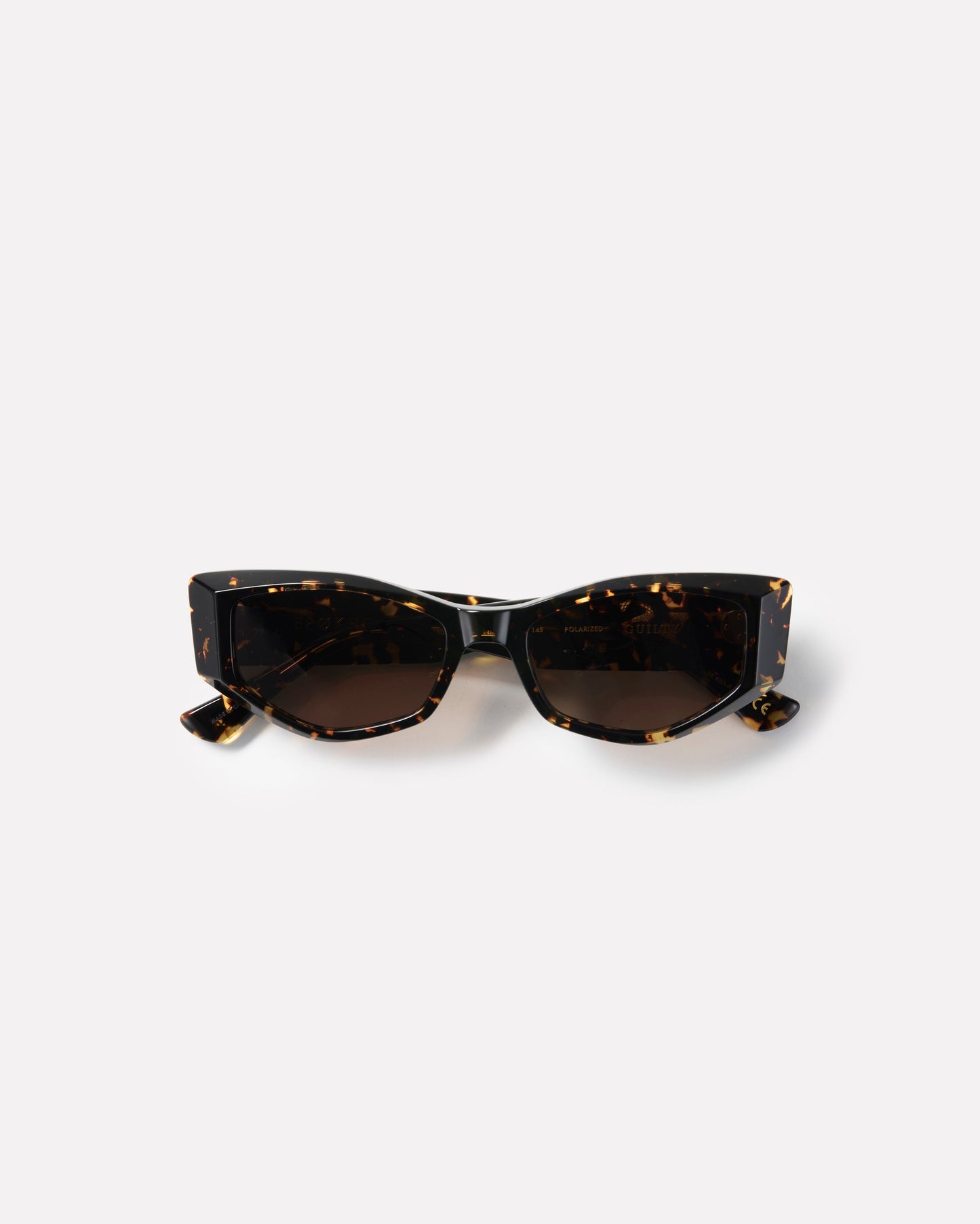 Epokhe Guilty Sunglasses - Crystal Dark Tortoise Polished / Brown Polarized