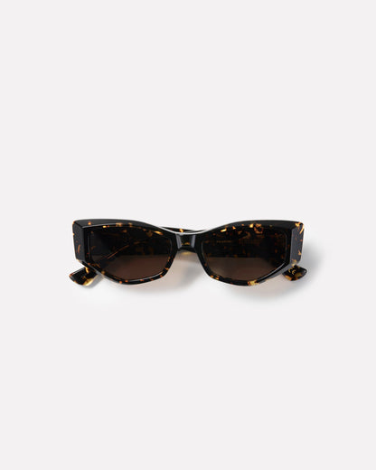 Epokhe Guilty Sunglasses - Crystal Dark Tortoise Polished / Brown Polarized