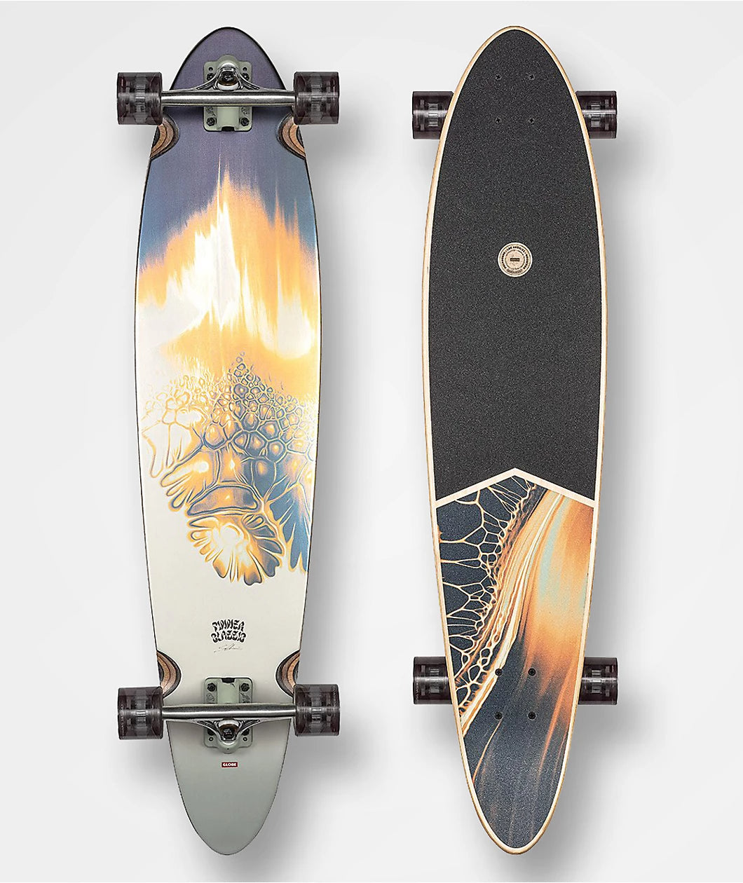 Globe Complete Skateboard Pinner Classic 40 Gold Vein Downhill Longboard