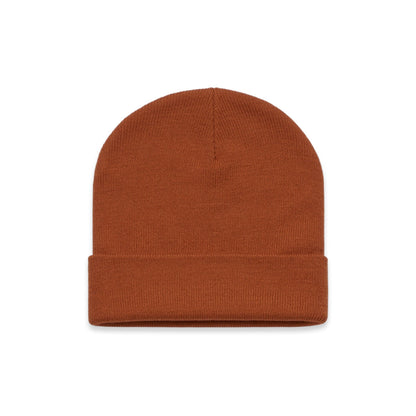 Kingpin Skate Supply Beanie Cuff Black Label Copper Skateboard Hat