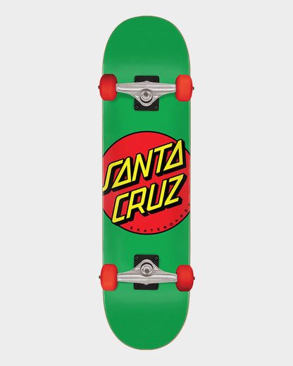 Santa Cruz Classic Dot Mid Complete Skateboard 7.8" Green