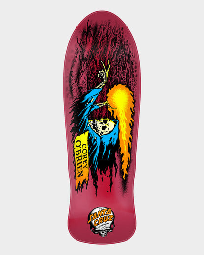 Santa Cruz Skateboard Deck Corey O'Brien Reaper Reissue 9.85" Candy Metallic Red