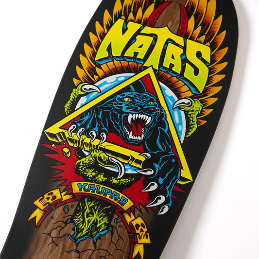 Santa Cruz Skateboards Deck Natas SC Panther 10.5" Reissue Black Sunburst Fade
