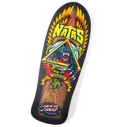 Santa Cruz Skateboards Deck Natas SC Panther 10.5" Reissue Black Sunburst Fade