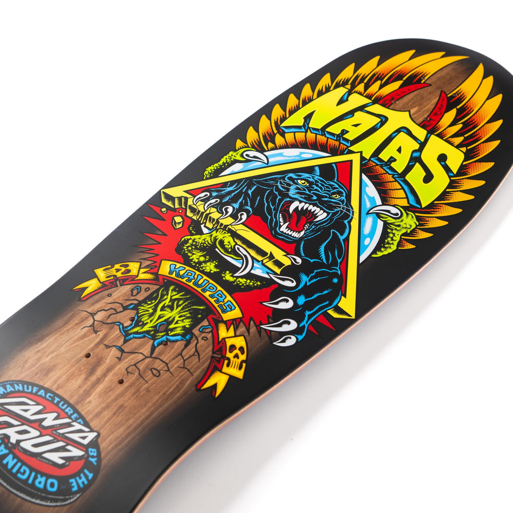 Santa Cruz Skateboards Deck Natas SC Panther 10.5" Reissue Black Sunburst Fade