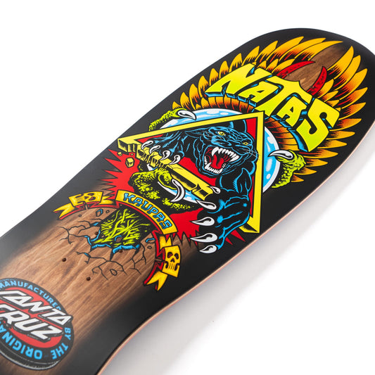Santa Cruz Skateboards Deck Natas SC Panther 10.5" Reissue Black Sunburst Fade