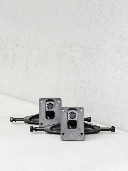 Slant Skateboard Trucks Matte Black 5 375 Standard 8 25 Axles