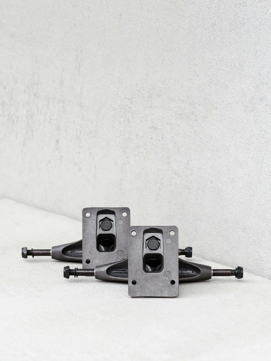Slant Skateboard Trucks Matte Black 5 375 Standard 8 25 Axles