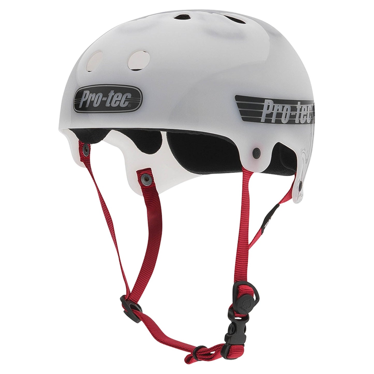Pro-Tec Helmet Classic Bucky Translucent White Skateboard Protec Lid