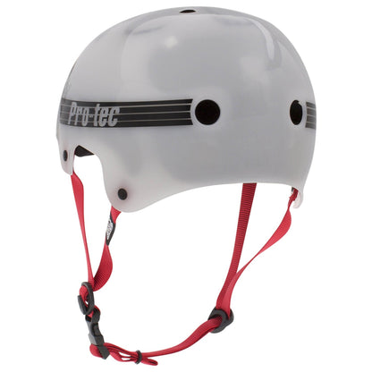 Pro-Tec Helmet Classic Bucky Translucent White Skateboard Protec Lid