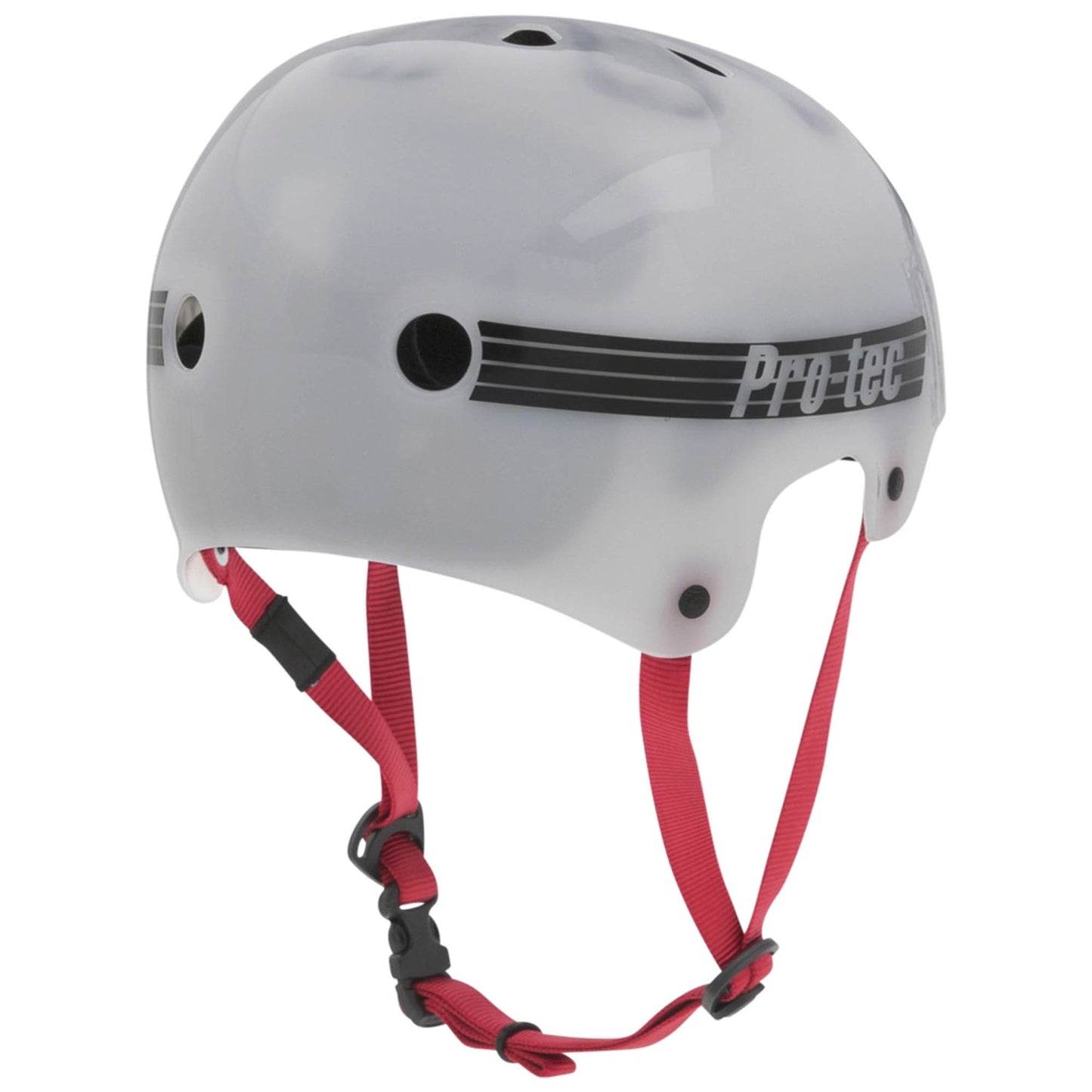 Pro-Tec Helmet Classic Bucky Translucent White Skateboard Protec Lid