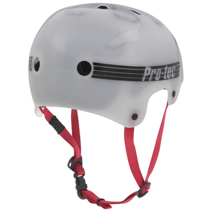 Pro-Tec Helmet Classic Bucky Translucent White Skateboard Protec Lid