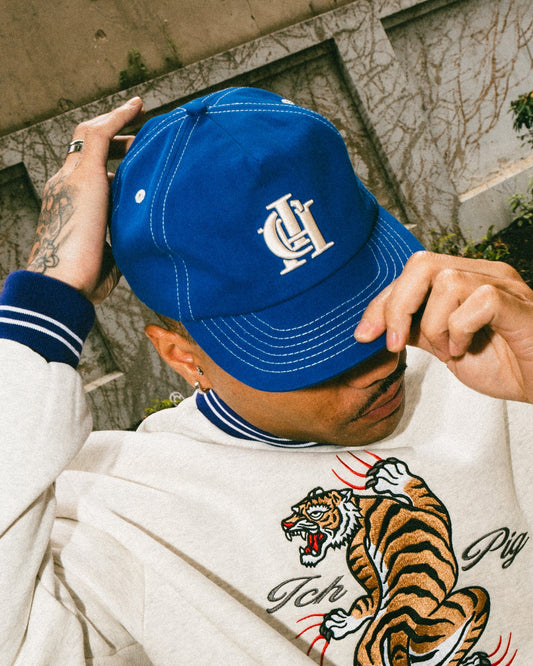 ICHPIG Monogram Ball Cap - Royal Blue