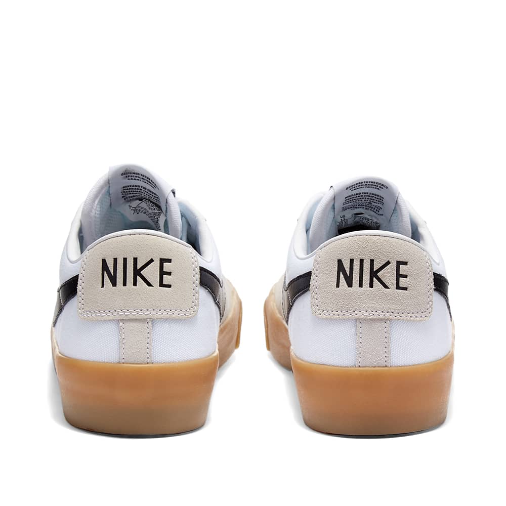Nike Sb Shoes Blazer Low Pro Gt White Black White White Us Size Skate Sneakers