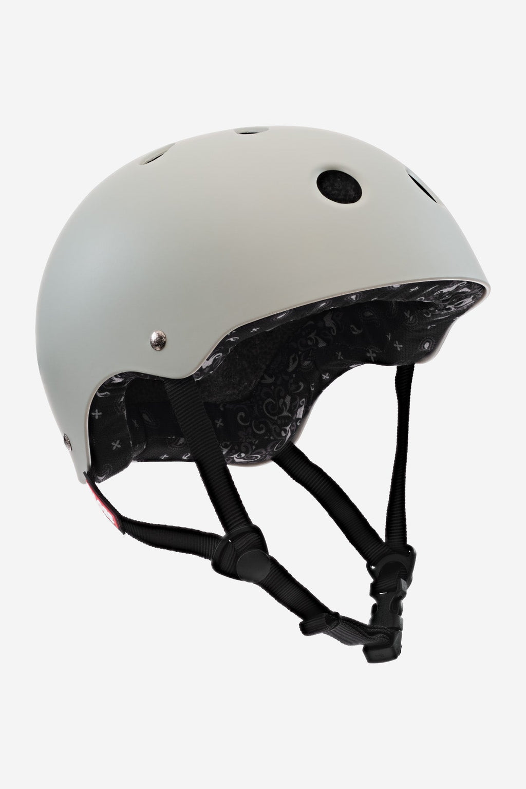 Globe Goodstock Certified Helmet Matte Gunmetal Bandana Eps Foam Dual Padding