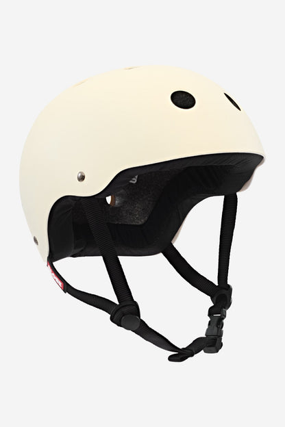 Globe Goodstock Certified Helmet Matte Off-White EPS Foam Dual Padding