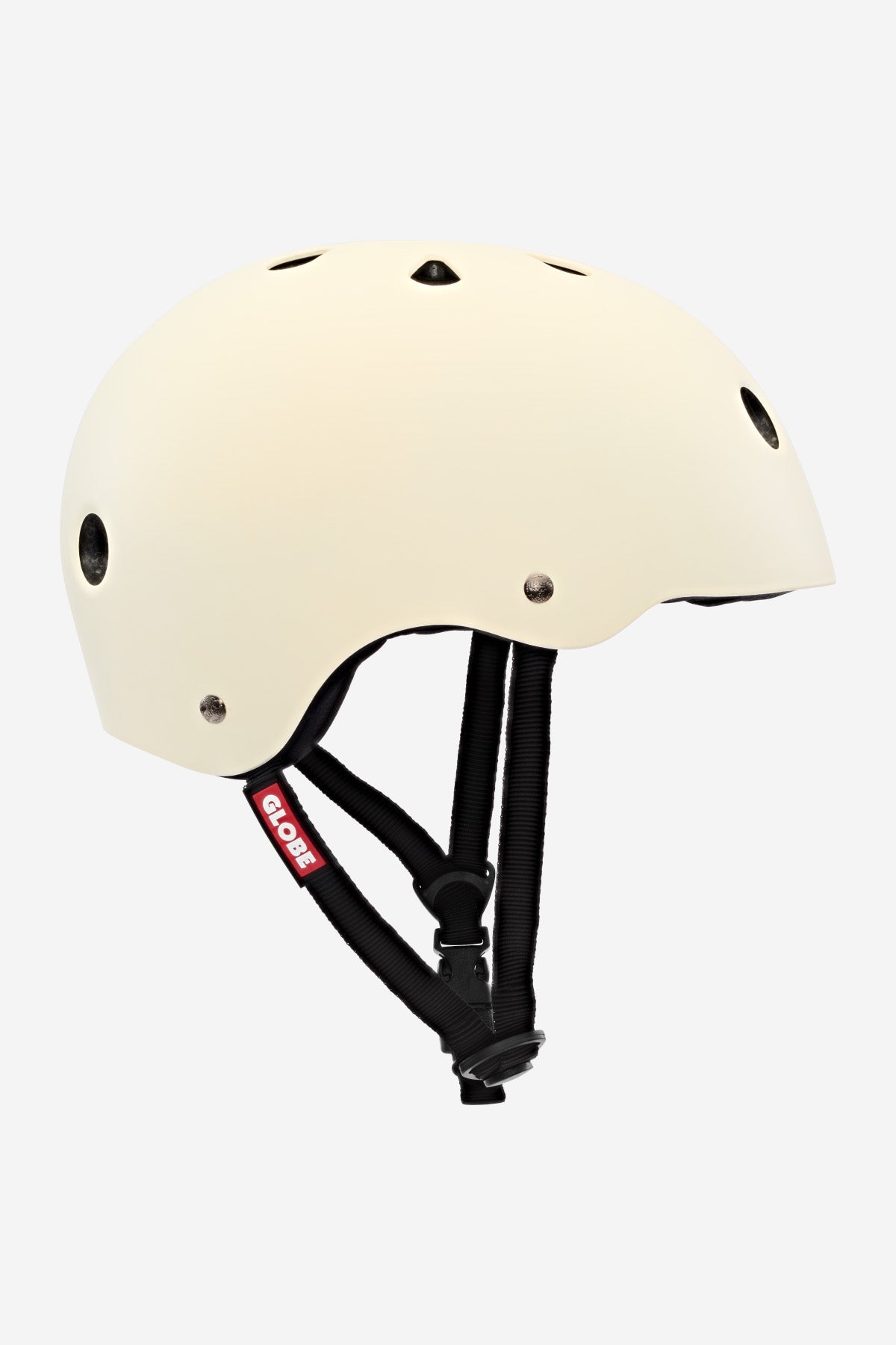 Globe Goodstock Certified Helmet Matte Off-White EPS Foam Dual Padding