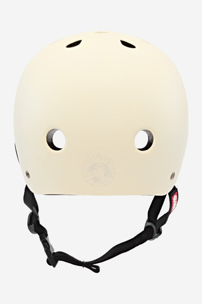 Globe Goodstock Certified Helmet Matte Off-White EPS Foam Dual Padding