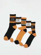 Globe Socks 5 Pack Bengal Crew Assorted Size 7 11 Skateboard Sox