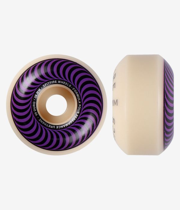 Spitfire Wheels F4 99d Classic Swirl 58mm Purple Formula Four