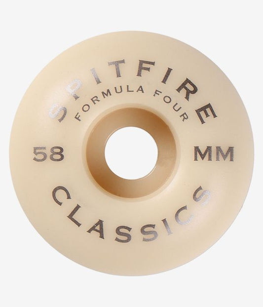 Spitfire Wheels Formula Four Classic Swirl 58mm Purple 99d F4