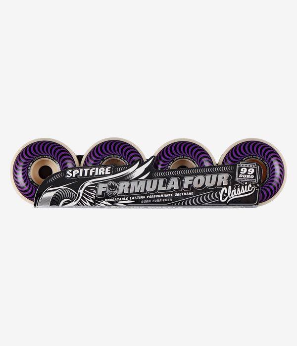 Spitfire Wheels F4 99d Classic Swirl 58mm Purple Formula Four