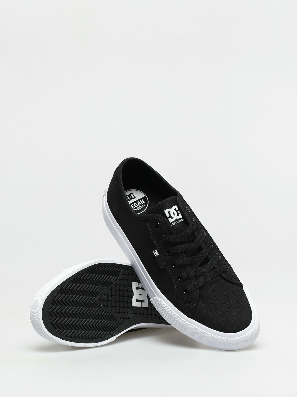 DC Shoes Manual Black White US SIZE Skateboard Sneakers