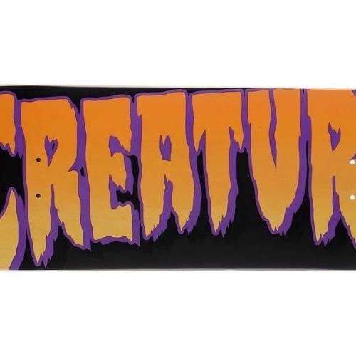 Creature Skateboard Deck Logo Outline Stumps 8 5 Purple