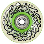 Slime Balls Light Ups 60mm 78a Green LED Wheels + Abec 5 Bearings