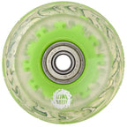 Slime Balls Light Ups 60mm 78a Green LED Wheels + Abec 5 Bearings