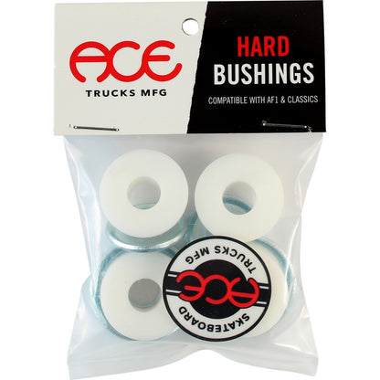 Ace Trucks Bushings 94A Hard White Cylinder - Skateboard Rubbers Kit